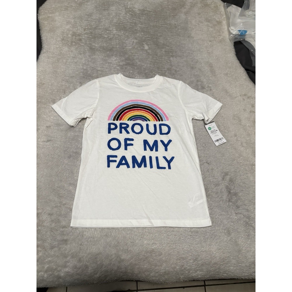 Carter's Pride "Proud Of‎ My Family" Toddler 8 8A Rainbow T-Shirt Equity